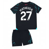 Manchester City Matheus Nunes #27 3rd trikot Kinder 2023-24 Kurzarm (+ Kurze Hosen)